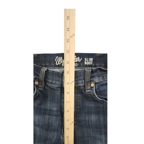 Wrangler Jeans Men's 29x32 Retro Slim Boot Blue Bootcut Cowboy Rodeo Western - Picture 5 of 9